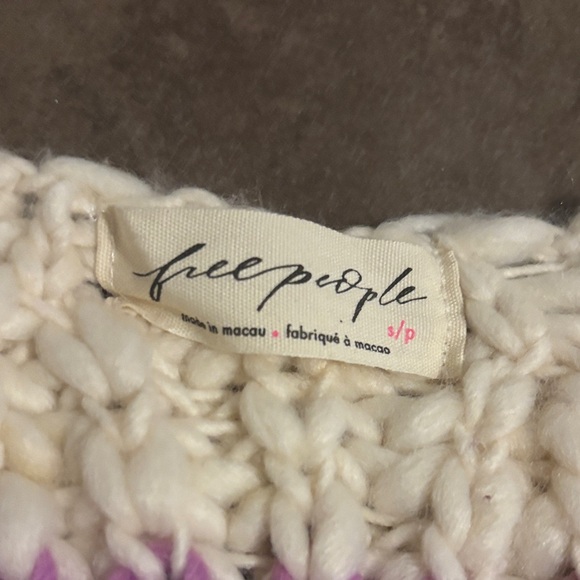 Free People Multicolor Chunky Knit Cardigan - Picture 4 of 6